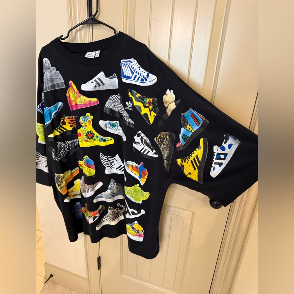 Adidas Originals x Jeremy Scott Archive Dress Tee RARE size XL - Picture 4 of 10